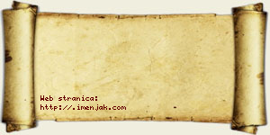 Nina Kaić vizit kartica